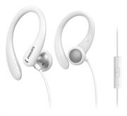 CUFFIE PHILIPS IN EAR SPORT CON MICROFONO WHITE