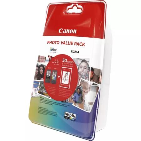 CANON VALUE PACK PG-540L/CL541XL 50FG CARTA 10X15