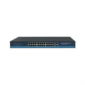 SWITCH MACHPOWER 24*POE 10/100 2*UPL. GBLAN 300W VLAN 250M