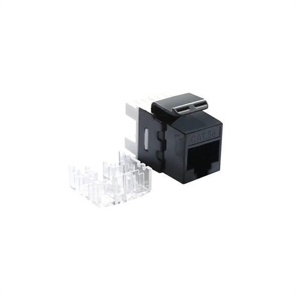 FRUTTO KEYSTON MACH POWER RJ45 UTP CAT5E PER BLANK PANEL NERO