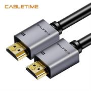 CAVO CABLETIME HDMI 4K60HZ 2.0 GOLD PLATED SPACE GREY 1M