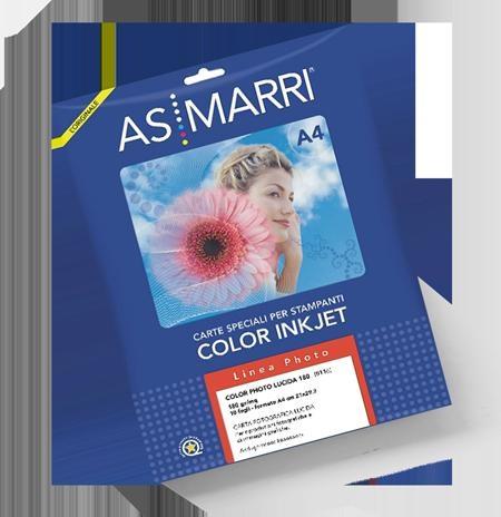 AS MARRI CARTA FOTOGRAFICA COLOR INKJET A4 50FG 180GR