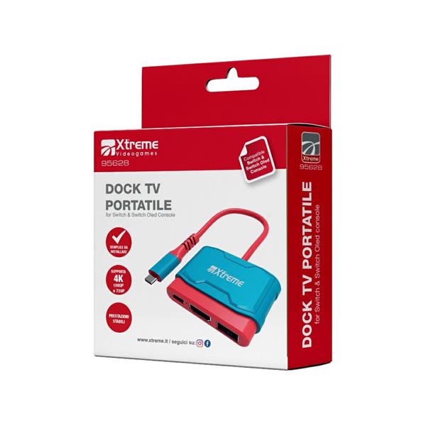 XTREME DOCK TV PORTATILE PER SWITCH E SWITCH OLED CONSOLE