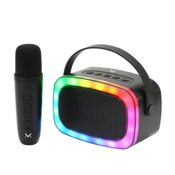 SPEAKER+MICROFONO WIRELESS MAJESTIC KARA-OK RGB MICROSD/USB/AUX