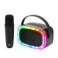 SPEAKER+MICROFONO WIRELESS MAJESTIC KARA-OK RGB MICROSD/USB/AUX