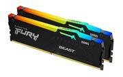 DIMM KINGSTON DDR5 32GB KIT (2*16GB) 5200MHZ FURY BEAST RGB