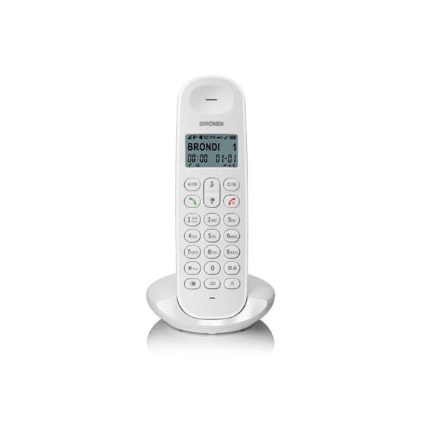 TELEFONO CORDLESS BRONDI LOTUS BIANCO 10279091