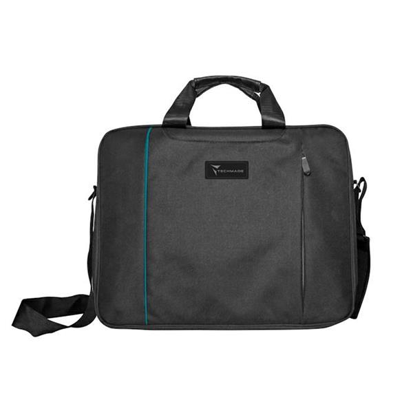 TECHMADE BORSA PER NOTEBOOK IN NYLON 15.6 BLACK/BLUE