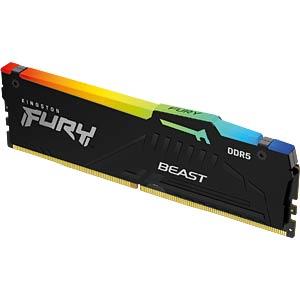 DIMM KINGSTON DDR5 16GB 5600MHZ FURY BEAST RGB