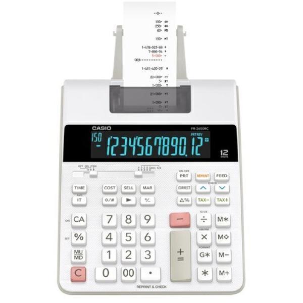 CALCOLATRICE CASIO SCRIVENTE FR-2650RC