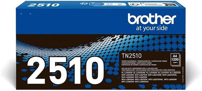 BROTHER TONER TN-2510 BLACK MFC-L2800/2827/2835 1.2K