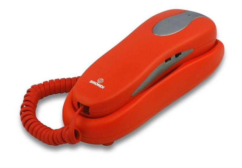 TELEFONO FISSO BRONDI NEMO ROSSO