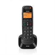 TELEFONO CORDLESS BRONDI BRAVO BRIGHT NERO BIG DIG. VIVAVOCE