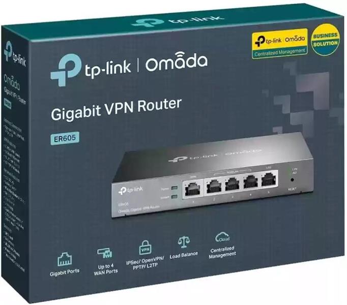 ROUTER TP-LINK  MULTI-WAN 1 PORTA GBWAN + 3 PORTE GBWAN/LAN 20IP