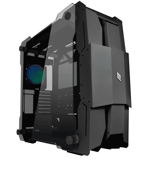 CASE NOUA E-ATX BLACK MID 1.2MM SPCC 3*U3 FAN PWM 3*HALO ARGB