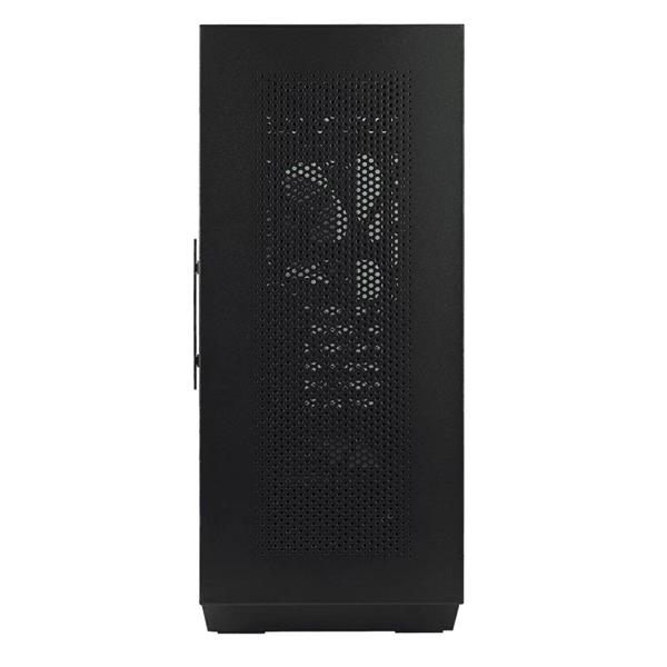 CASE NOUA ATX IRON V6 BLACK MID SPCC 3*U3 FAN 6PIN CONTR.MESH