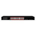 LINK SWITCH 24P GBLAN POE 400W CON 2P SFP