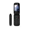 TELEFONO CELLULARE SENIOR MAJESTIC SILENO 50R FLIP SOS 300050 BK