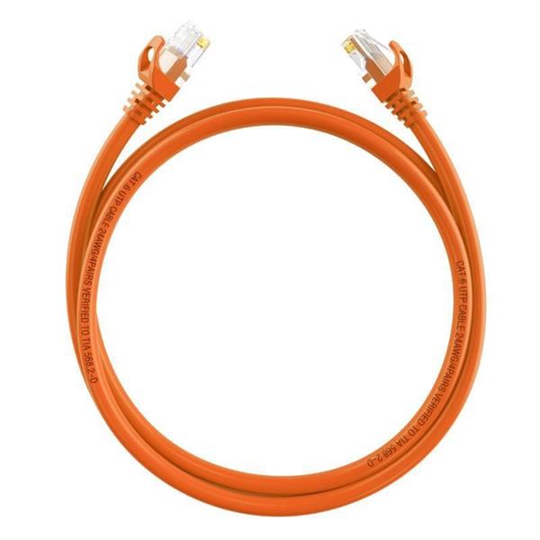 PATCH CORD HIKVISION CAT.6 U/UTP 3MT 24AWG CU ORANGE 307400630