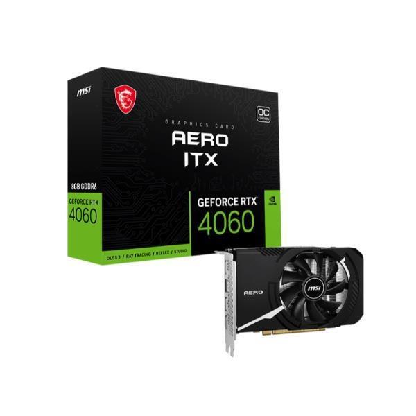 VGA MSI RTX 4060 AERO ITX 8G OC 8GB GDDR6 128BIT HMI 3*DP