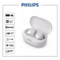 AURICOLARI PHILIPS TWS IN EAR BLUETOOTH WHITE