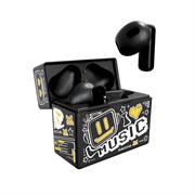 TECHMADE EARBUDS CON PATTERN GIALLO TM-XM191-BKOR