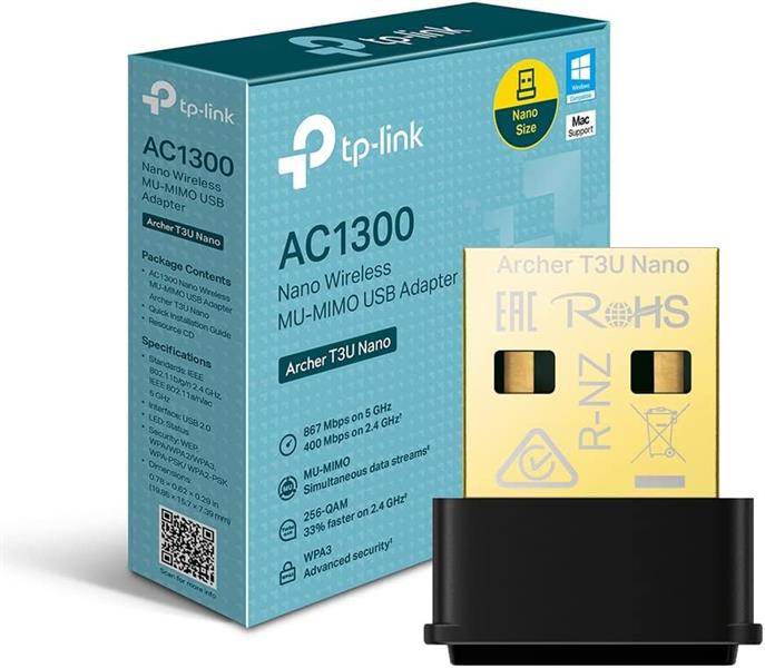 WLAN TP-LINK ADAPTER ARCHER T3U NANO USB3.0