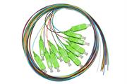 LINK SET 12 CAVI PIGTAIL FIBRA OTT.COLOR. CONN.SC APC SM CF.12PZ