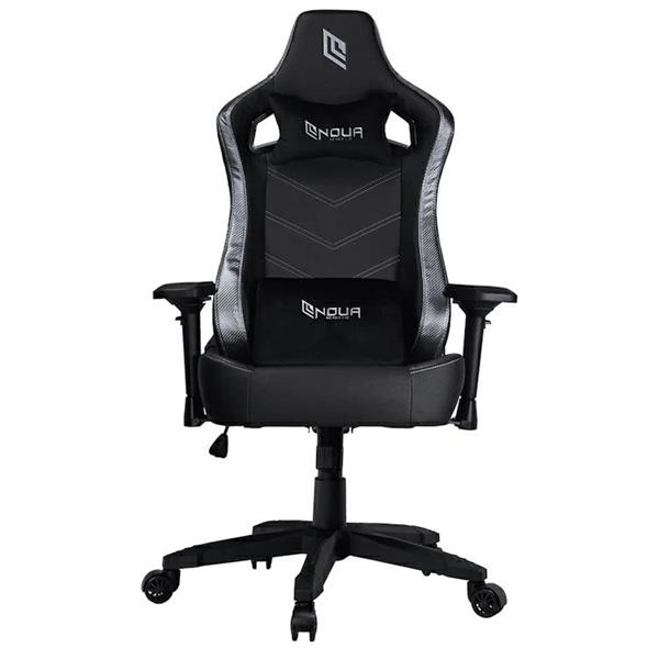 SEDIA GAMING NOUA LOU L7 L7K2 BLACK/SILVER BRACCIOLI 4D SCHIENAL