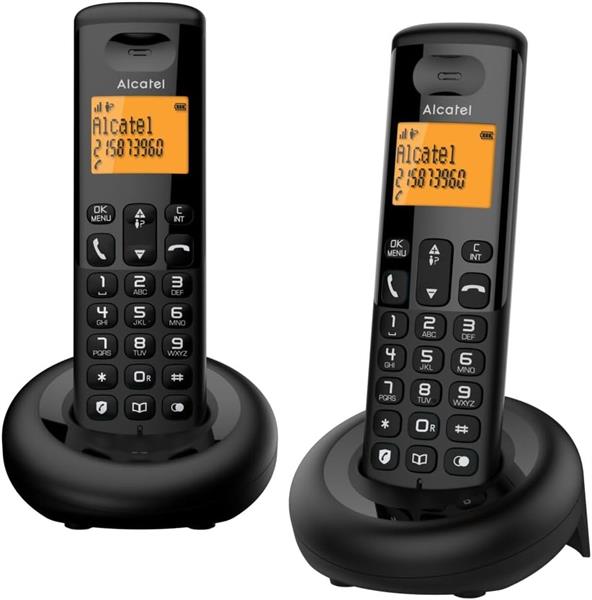 CORDLESS ALCATEL E160 DUO BLACK