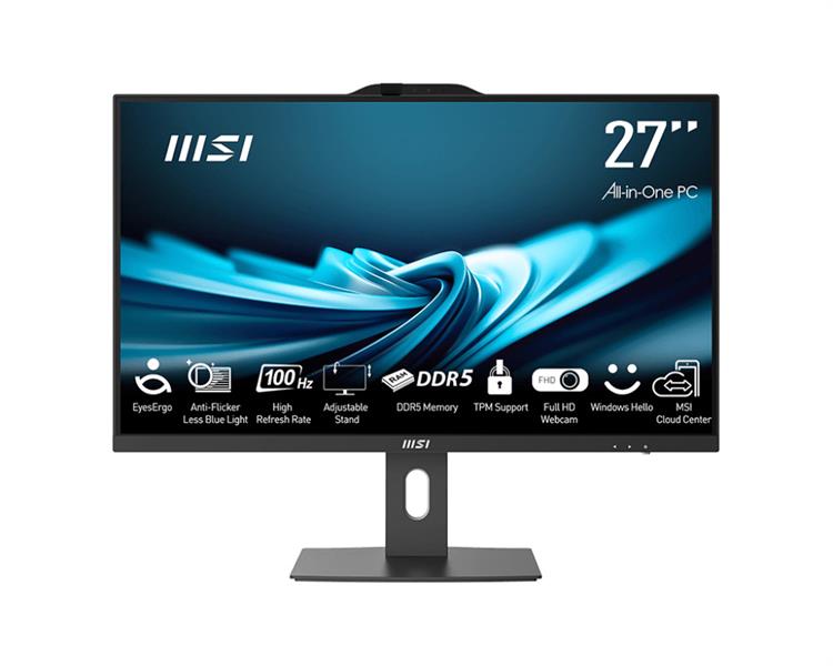 PC AIO MSI 27  FHD I5-14400 16GB DDR SSD511 W11P BLACK