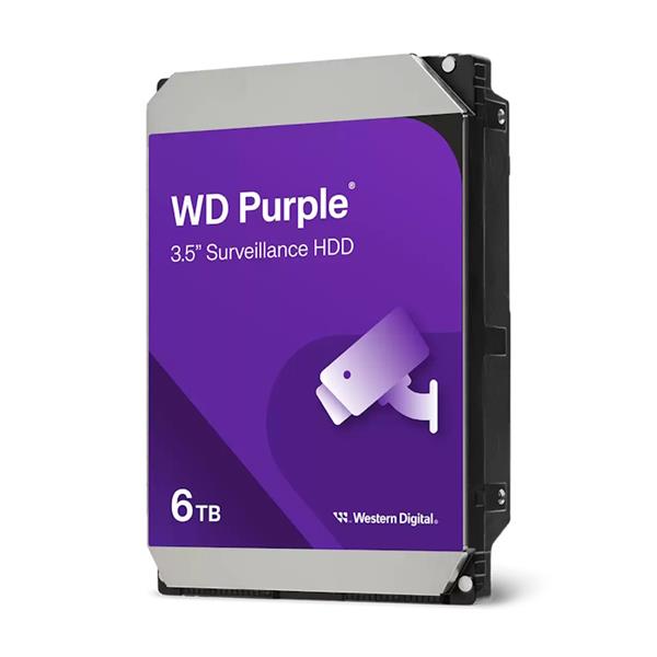 HD 3,5 WD 6TB SATAIII 256MB PURPLE 5400 RPM