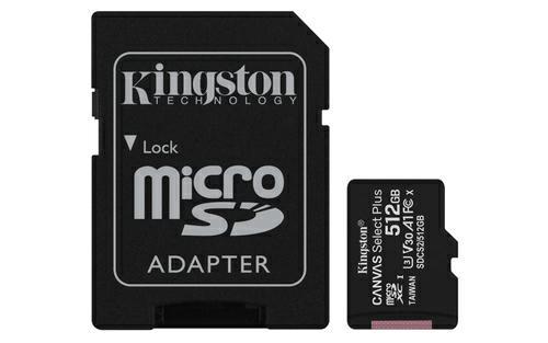 MICRO SD KINGSTON 512GB CLASSE 10 CANVAS