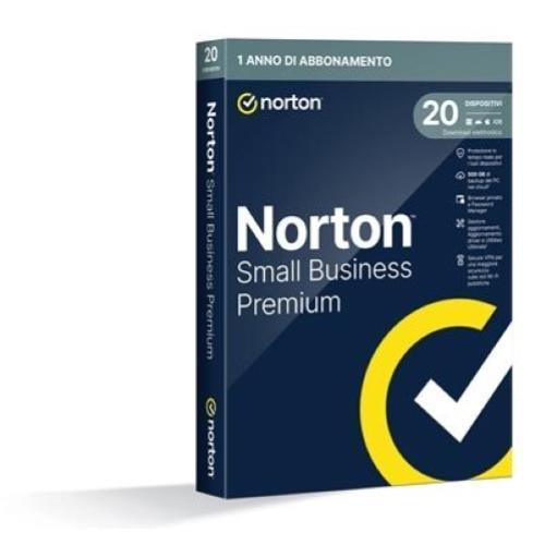 NORTON SMALL BUSINESS PREMIUM 20 USERS 1 YEAR 500GB CLOUD