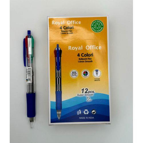 PENNE SFERA ROYAL 4 COLORI R8 1.0mm CF.12PZ