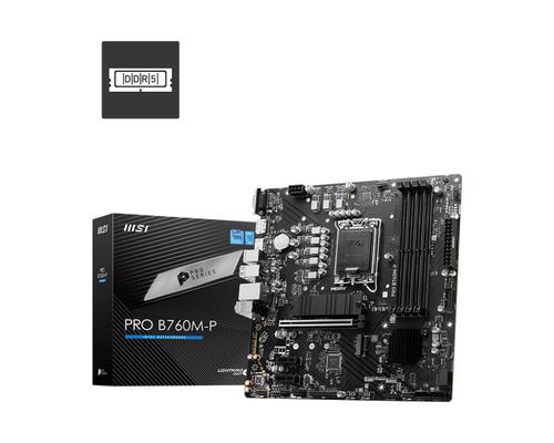 MB MSI PRO B760M-P SKT1700 *12/13/14 GEN.* DDR5 HDMI DP VGA