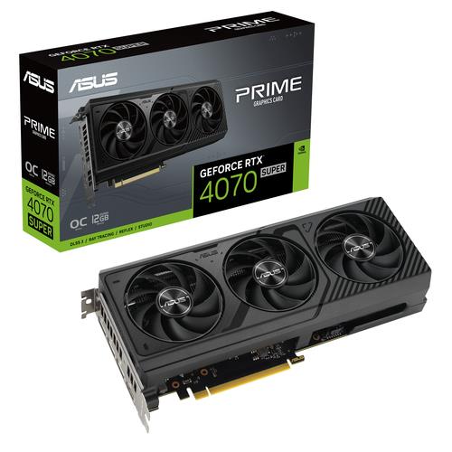 VGA ASUS PRIME RTX 4070 SUPER 12GB OC GDDR6X 3*DP HDMI