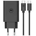 ALIMENTATORE MOTOROLA TUBROPOWER MOTO 68W USB-C CAVO 1MT INCLUSO