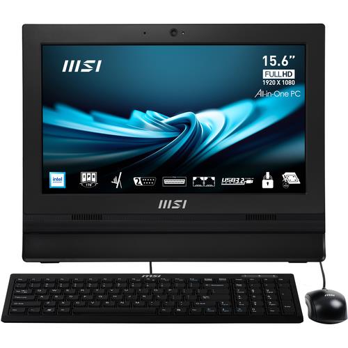 PC AIO MSI 15.6 FHD INTEL N100 4GB SD128 W11P BLACK TOUCH