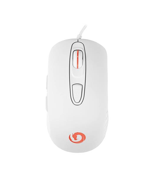 MOUSE NUWO GAMING LOKI WHITE 2400DPI REG. 6 TAST. ILL RAINBOW