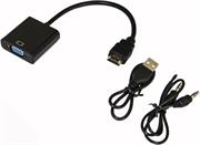 LINK ADATTATORE HDMI MASCHIO A VGA FEMMINA CON AUDIO 3.5MM