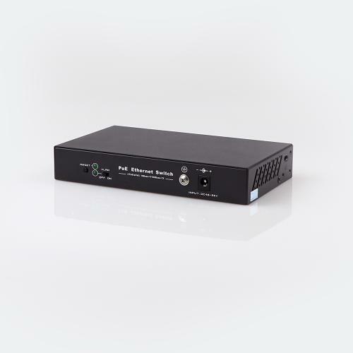 SWITCH 4*POE + 2*UPLINK 10/100 MBPS 60W VLAN UP TO 250M