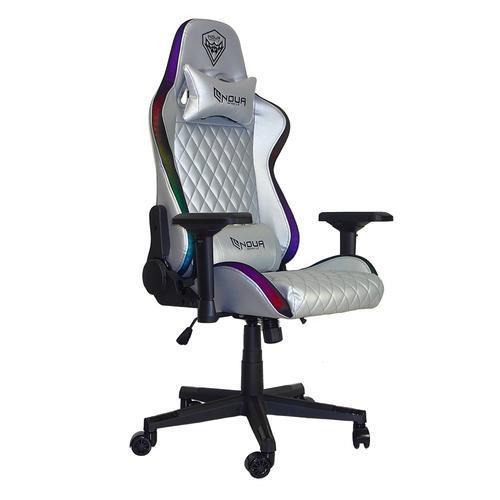 SEDIA GAMING NOUA MAO M9 RGB SILVER BRACCIOLI 4D BASE BUTTERFLY