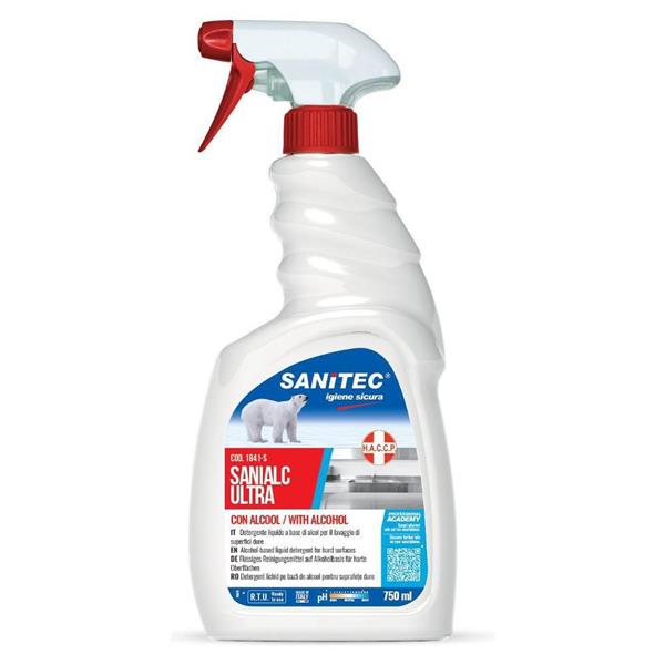 DETERGENTE IDROALCOLICO SANIALC SPRAY 750ML