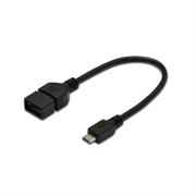 CAVO ADATTATORE OTG USB M/F 2.0 A MICRO USB