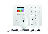 KIT MACH POWER CENTRALE ALLARME TOUCH RFID 32WIR+8FIL GSM WIFI