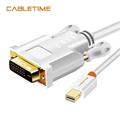 CAVO CABLETIME DA MINI DP A DVI 1080P GOLD PLATED WH 1.8M