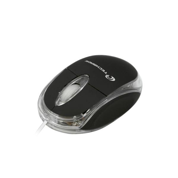 MOUSE USB TECHMADE BLACK