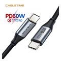 CAVO CABLETIME DA USB-C A USB-C 2.0 PD60W BK 1M