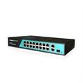 SWITCH MACHPOWER 16*POE FAST 2*UPL. GBLAN 1*SFP 150W VLAN 250M